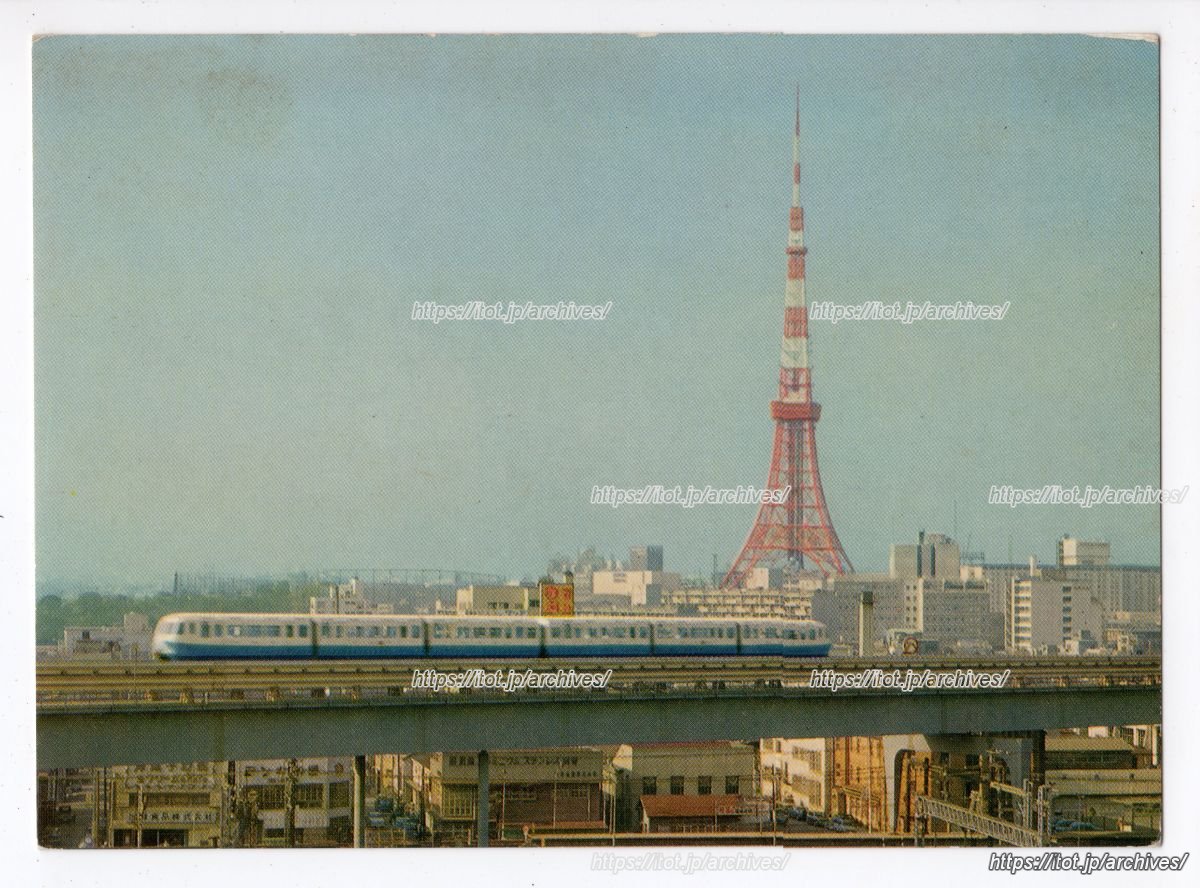 浜松町駅付近の東京モノレール