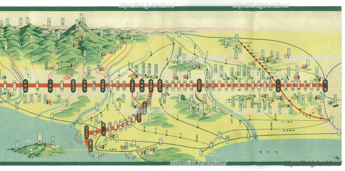 小田急電車 沿線案内
