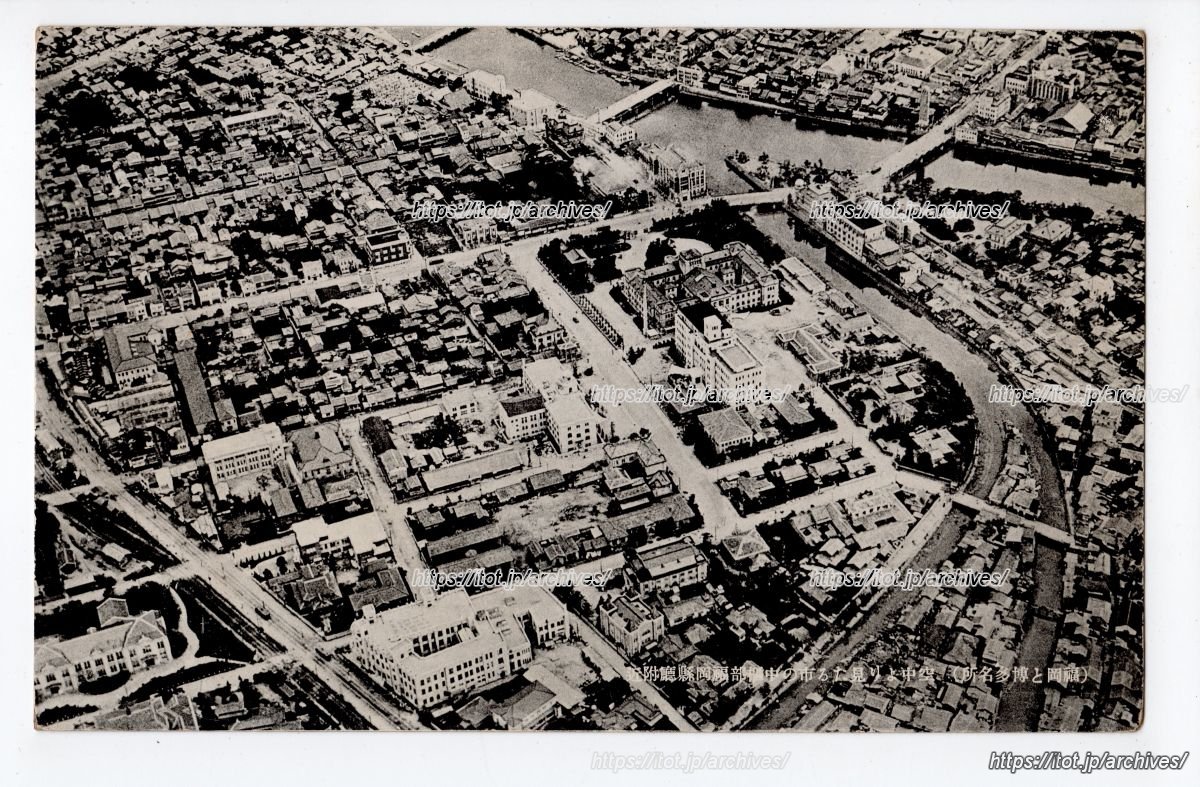 天神付近（鳥瞰）