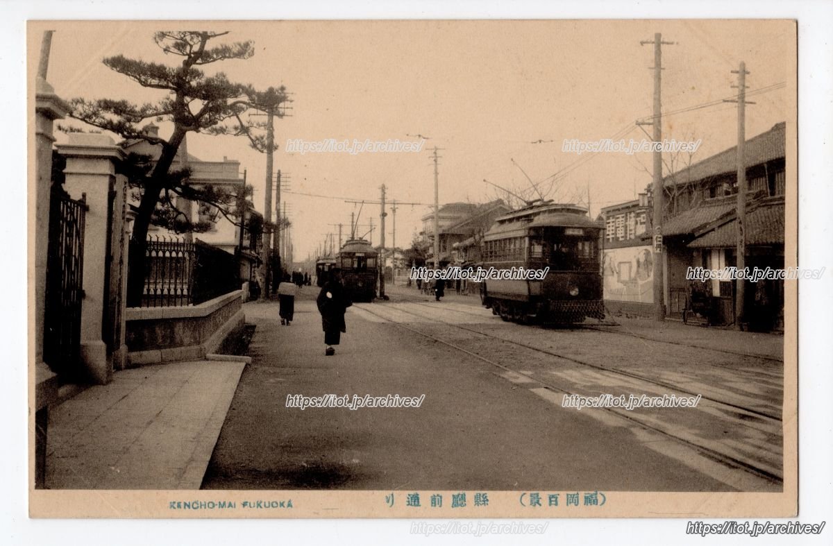 明治通（天神付近）