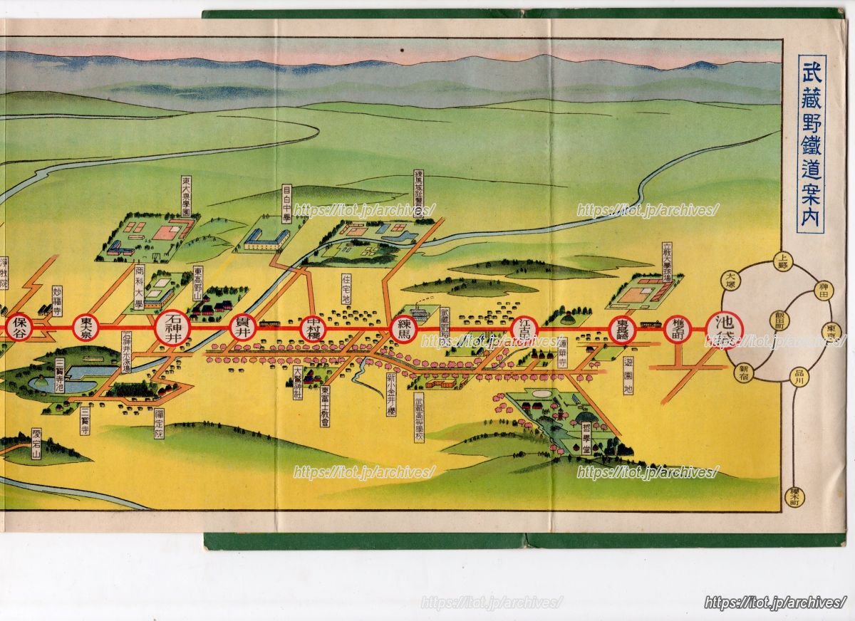 武蔵野鉄道案内