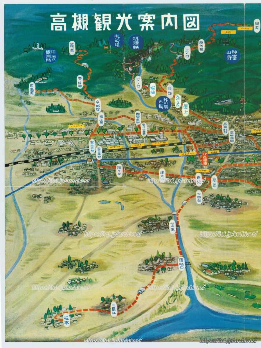 高槻観光案内図