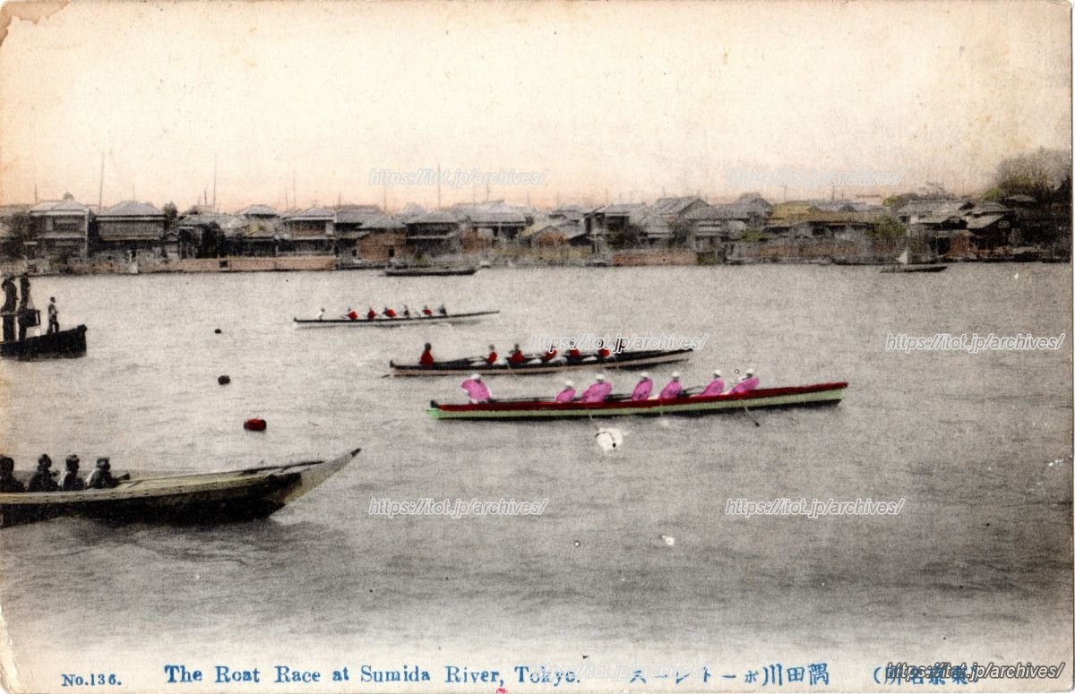 隅田川でのレガッタ