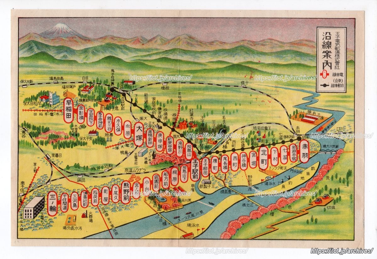 王子電気軌道株式会社 沿線案内